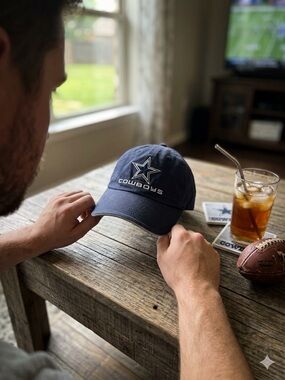 Dallas Cowboys NFL Authentic Star Cap Hat Football Snapback Adjustable Blue